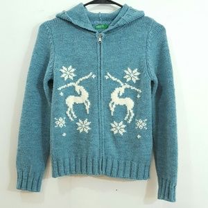 Vintage BENETTON holiday Christmas sweater S